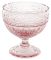 Набор 6 стеклянных креманок Siena Toscana 325мл, розовое стекло