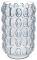 Ваза декоративная Ancient Glass "Bubbles" 30х19см, стекло, голубой