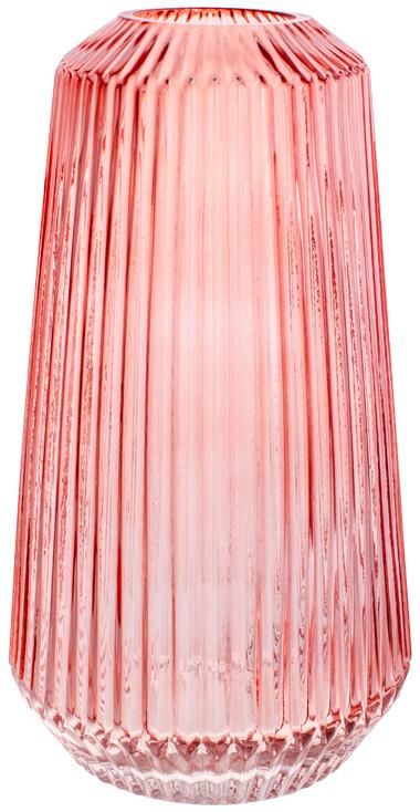 Ваза для цветов стеклянная Ariadne "Peach Blossom" Ø13x25см, нежный персик