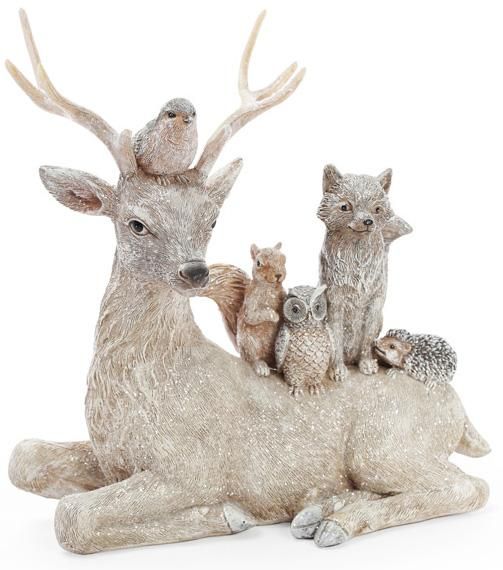 Статуэтка декоративная "Лесная композиция" 25см