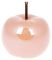 Набор 4 декоративные статуэтки "Яблоко" 9х9х9.7см, персиковый перламутр