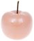 Набор 4 декоративные статуэтки "Яблоко" 12.5х12.5х15.5см, персиковый перламутр