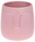 Ваза керамическая "Illusion Лицо" 14х14х14см, матовый розовый