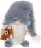 Мягкая игрушка «Гном с Медведем» 58см, серый