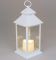 Декоративный фонарь "Ночной огонек" с LED подсветкой 13.5х13.5х31.5см, белый