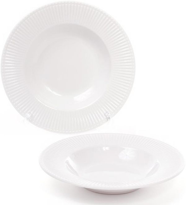 Набор 6 фарфоровых тарелок Emilia-Romagna Ø22см, порционные