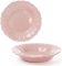 Набор 6 глубоких тарелок Leeds Ceramics SUN Ø23см, каменная керамика (розовые)