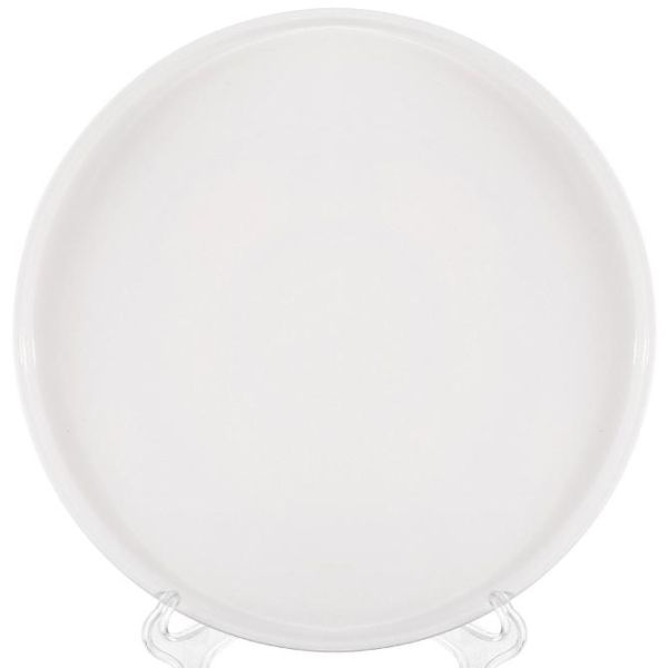 Тарелка обеденная White City, набор 2 тарелки Ø25см, белый фарфор