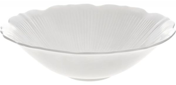 Набор 2 салатника (глубокие тарелки) "White City Мак" Ø20см, белый фарфор