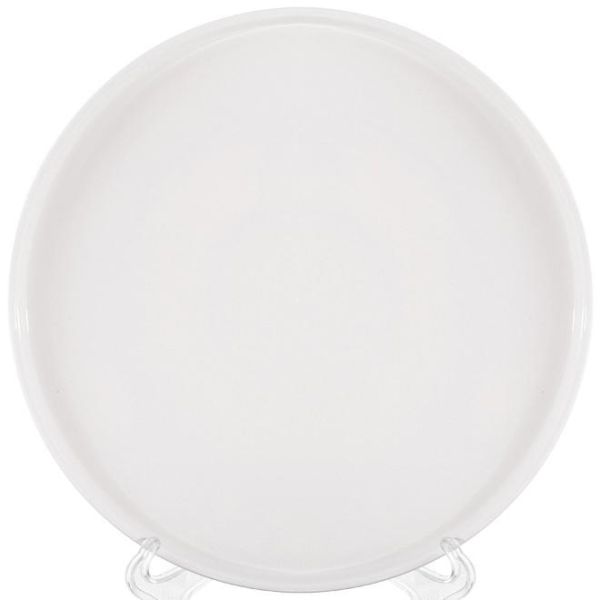 Тарелка обеденная White City, набор 2 тарелки Ø28см, белый фарфор