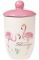 Банка керамическая "Розовый Фламинго" 800мл с крышкой