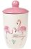 Банка керамическая "Розовый Фламинго" 800мл с крышкой