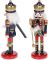 Статуэтка декоративная «Щелкунчик» 20см, деревянная, красный с синим
