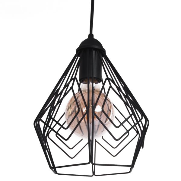 Люстра подвесная Atma Light серии Capella Bevel-L P220 Black