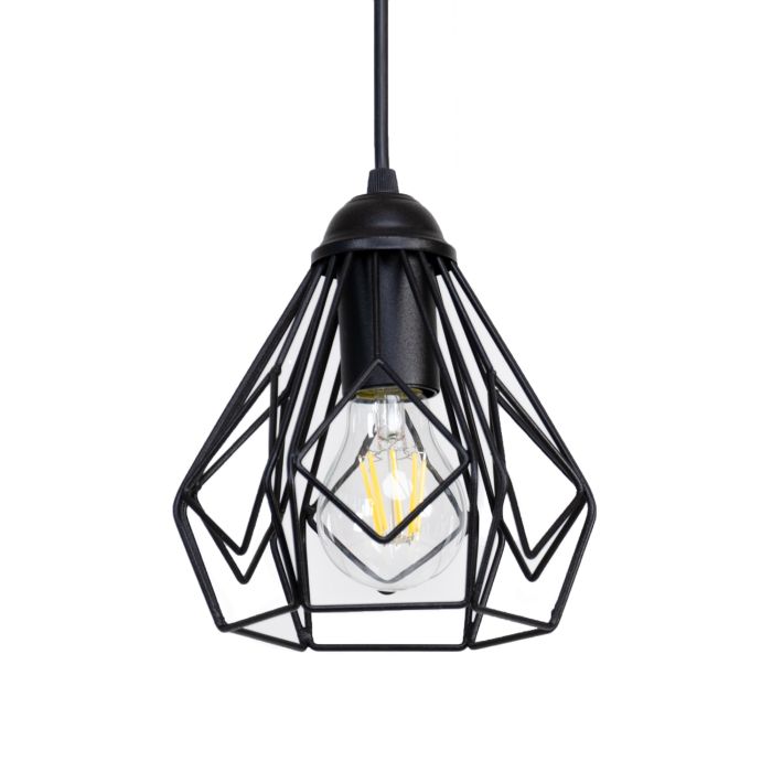 Люстра подвесная Atma Light серии Capella Bevel P165 Black