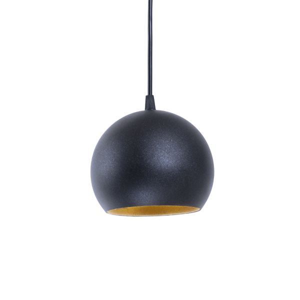 Люстра подвесная Atma Light серии Shade Bowl P150 BlackM/Gold