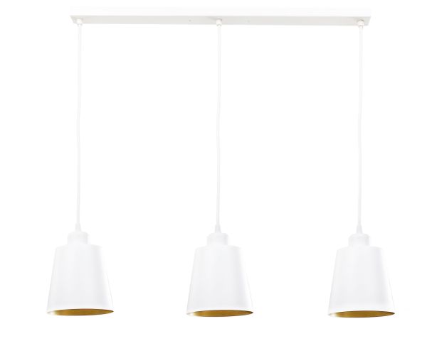 Люстра подвесная Atma Light серии Cassel С130-660-3 WhiteM/Gold