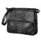 Сумка CROCODILE LEATHER 18020 из натуральной кожи крокодила Черная
