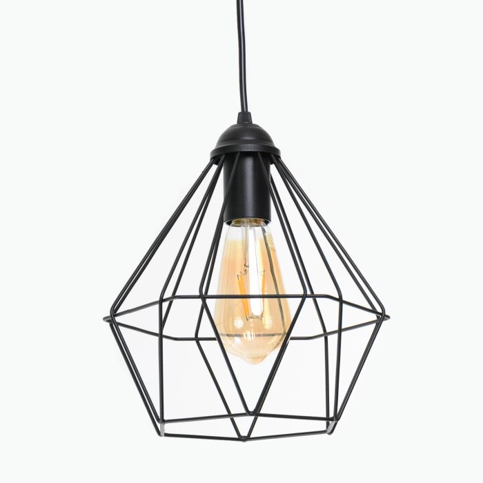 Люстра подвесная Atma Light серии Capella Crystal P235 Black