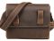 Cумка мужская-почтальонка в винтажной коже Vintage 14980 Коричневая
