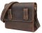 Cумка мужская-почтальонка в винтажной коже Vintage 14980 Коричневая
