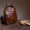 Деловая мужская сумка кожаная Vintage 14789 Коричневая