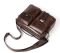 Деловая сумка на плечо кожаная Vintage 14820 Коричневая
