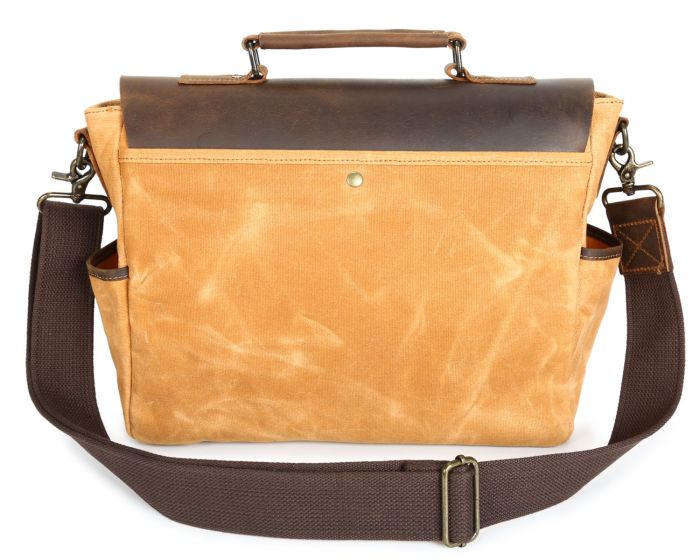 Деловой портфель в сочетании с кожей Vintage 20120 Рыжий