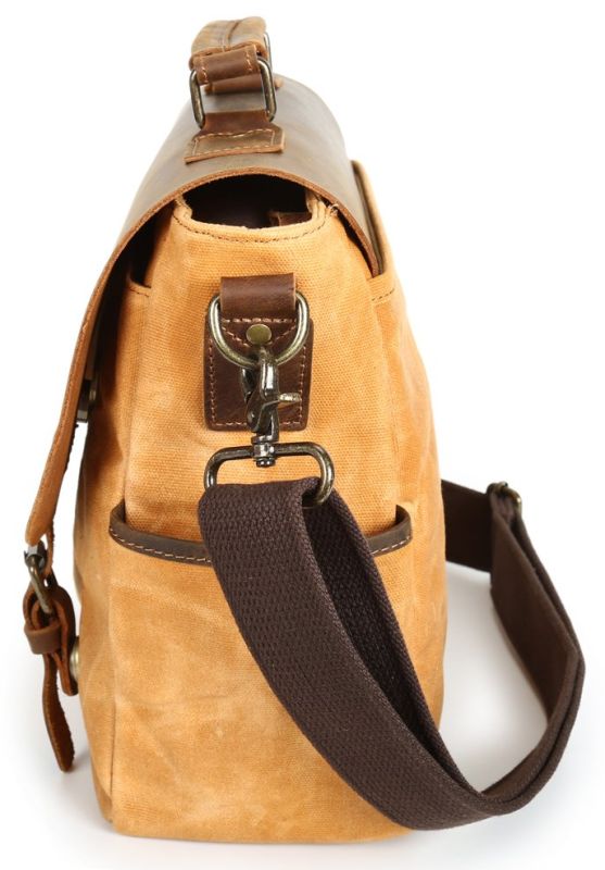 Деловой портфель в сочетании с кожей Vintage 20120 Рыжий