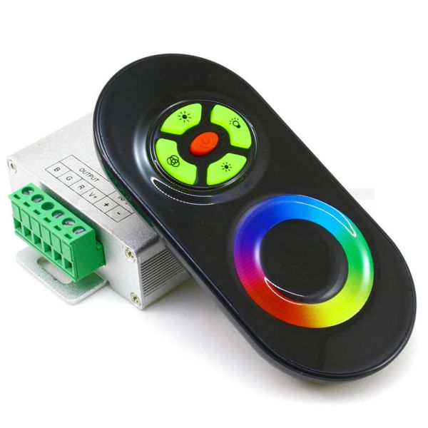 Контроллер PROlum 18А RF полусенсорный Чёрный 12В RGB