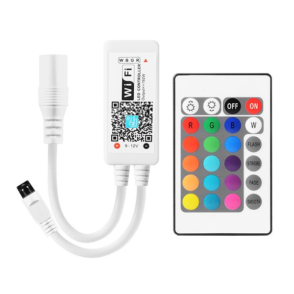 Контроллер BIOM 8А Wi-Fi + IR кнопочный 12В RGB+W