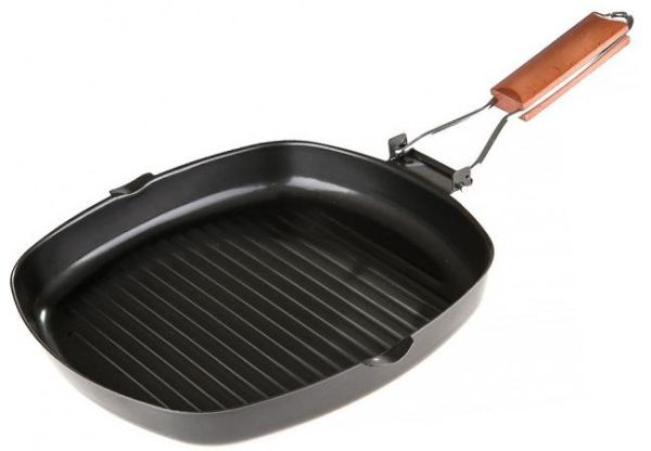Сковорода-гриль Empire 24х24см со складной ручкой