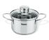 Кастрюля Fissman BAMBINO 800мл со стеклянной крышкой