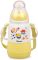 Бутылочка детская для кормления Fissman Babies "Забавное купание" 150мл с ремешком, желтая