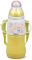 Бутылочка детская для кормления Fissman Babies "Малыши" 230мл с ремешком, желтая