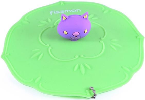 Крышка силиконовая для чашки Fissman "Котенок" Ø11.5см