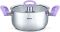 Кастрюля Fissman Veronica 6.1л с бакелитовыми ручками