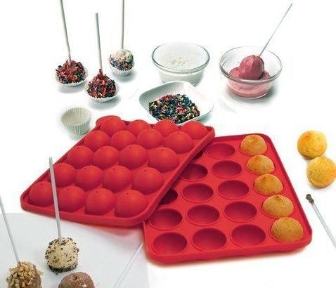 Силиконовая форма для Кейк Попсов (CAKE POPS) 23х19см 20 ячеек