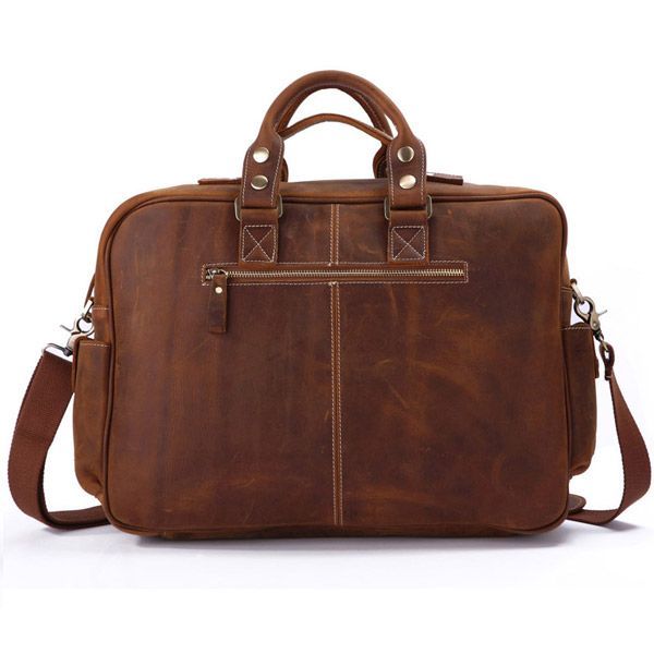 Сумка мужская Vintage 14065 винтажная кожа Коричневая