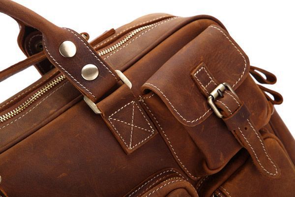 Сумка мужская Vintage 14065 винтажная кожа Коричневая