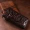 Клатч мужской CROCODILE LEATHER 18273 из натуральной кожи крокодила Коричневый