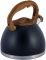 Чайник Kamille Whistling Kettle Black 2.7л из нержавеющей стали со свистком