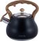 Чайник Kamille Whistling Kettle Black 2.7л из нержавеющей стали со свистком (черный)