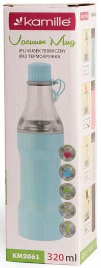 Термокружка Kamille Bottle 2в1 320мл