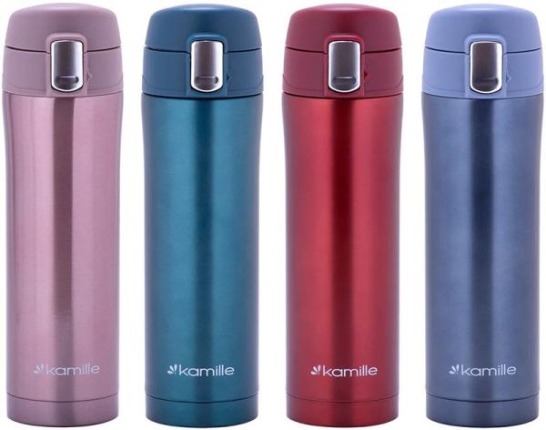 Термос Kamille Marigee 450мл из нержавеющей стали, термокружка