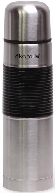 Термос Kamille Amiens 1000мл с силиконовой накладкой