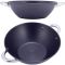 Казан чугунный "Wok" 3.6л, с антипригарным покрытием и аромо-крышкой