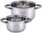 Набор 2 кастрюли Kamille Groningen 1.5л, 3л из нержавеющей стали с 5-слойным индукционным дном