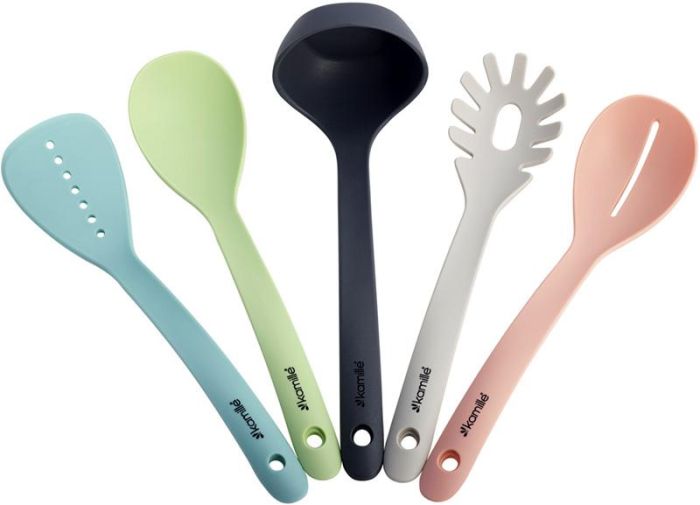 Набор кухонных принадлежностей Kamille Kitchen Utensils 5 предметов, нейлон