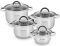 Набор 4 кастрюли Kamille Madrid 1л, 1.8л, 2.5л, 3.8л из нержавеющей стали с мерной шкалой